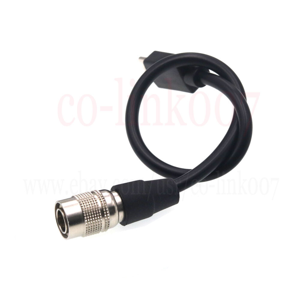 USB Type-C Fast Power cord to Hirose 4Pin for Zoom F4 F8 Sound Devices 644 688