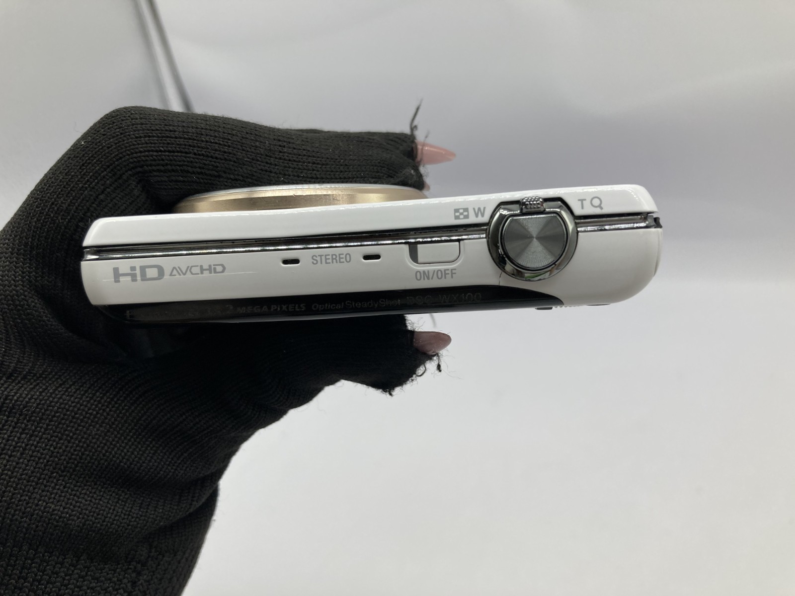 English OK Excellent SONY Cyber-shot DSC-WX100 gray Digital Camera 2877