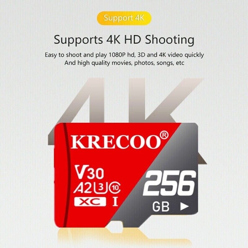 Micro SD Card 256GB 2TB Memory Card for Camera/Drone/Dash Cam//Tablet/PC/Phone