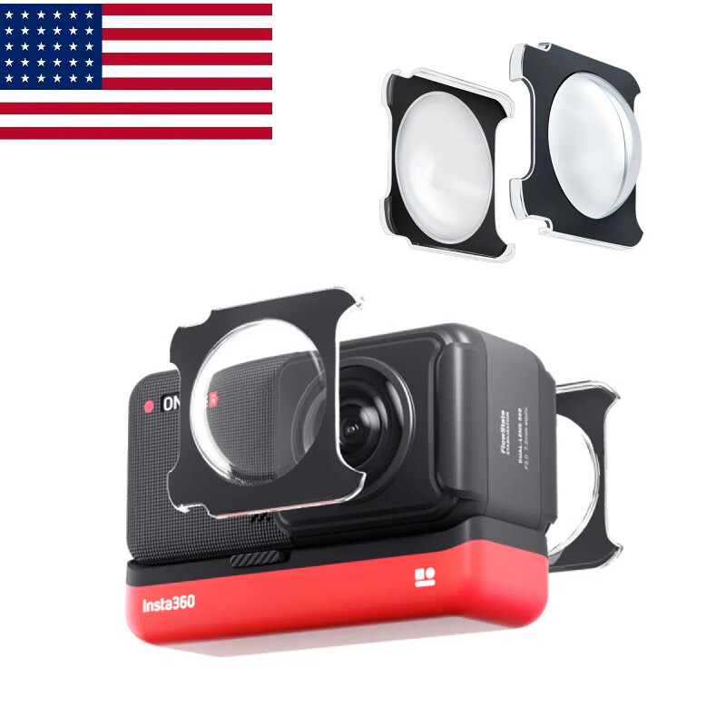 2* For Insta360 ONE RS ONE R Camera Panoramic Lens Guard Protective Cover Cap US