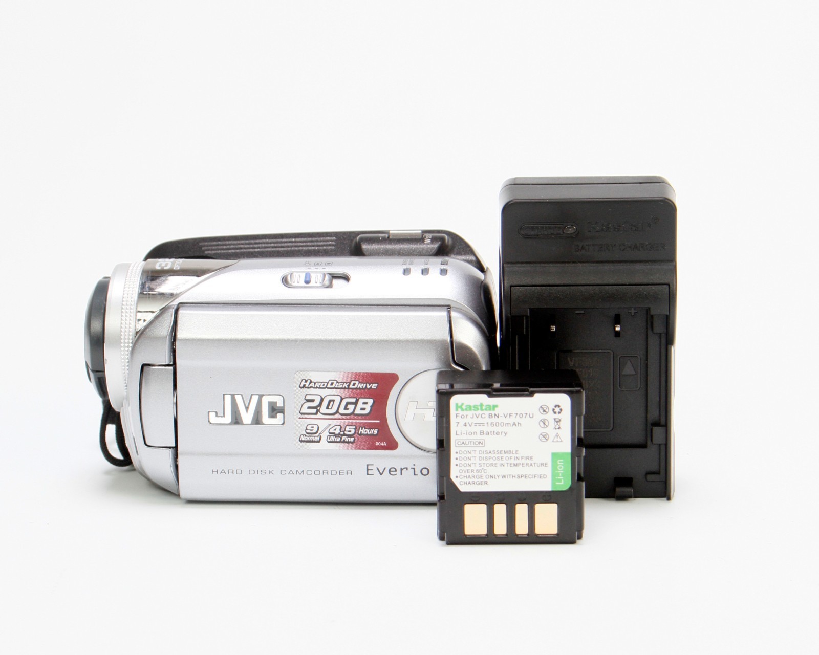 JVC Everio GZ-MG21U Standard Definition Digital Camcorder (Silver) 20GB HDD
