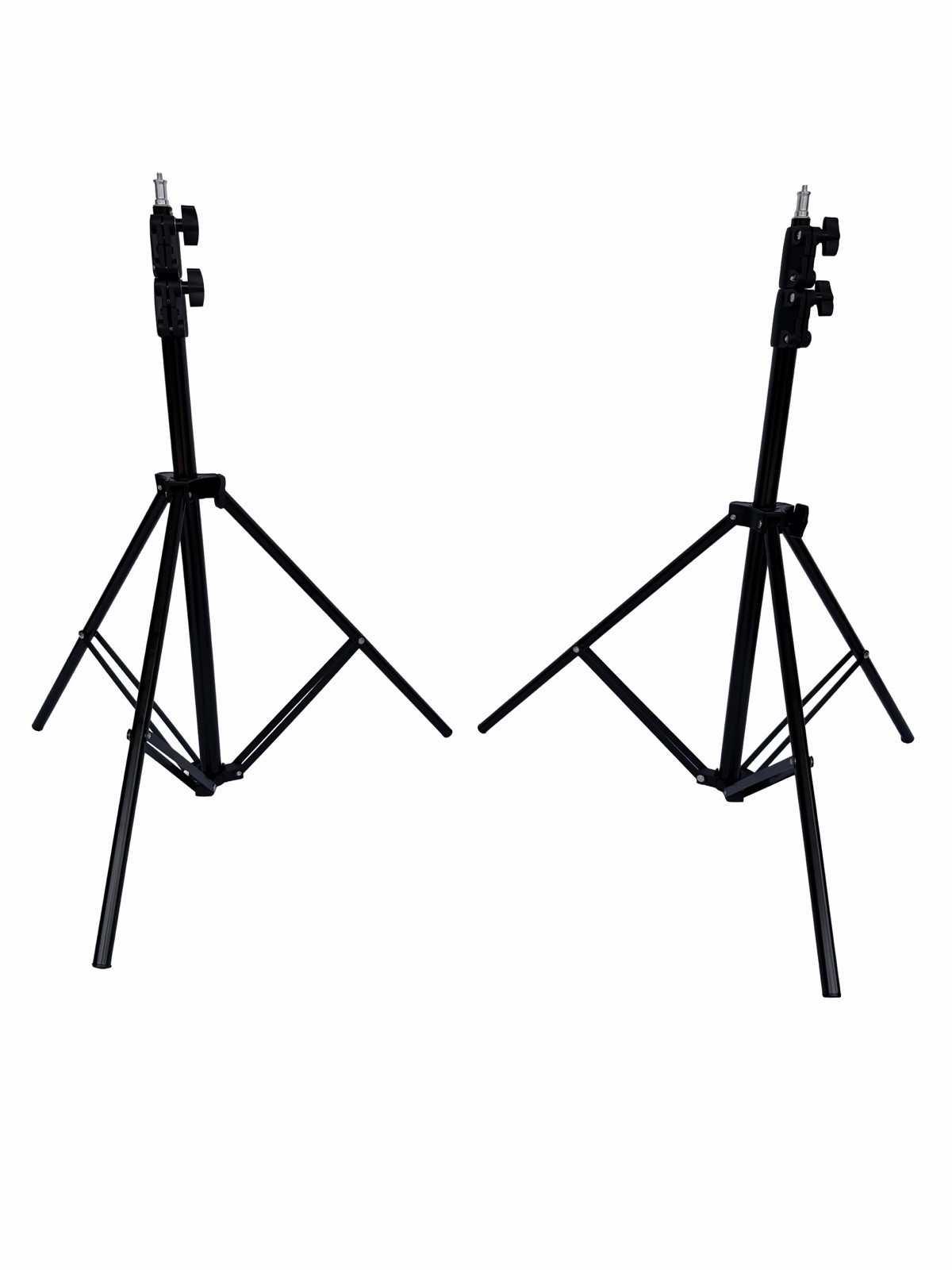 2 Pack Photography Tripod Light Stand 6.5 Ft Compact For Photo & Video Lights