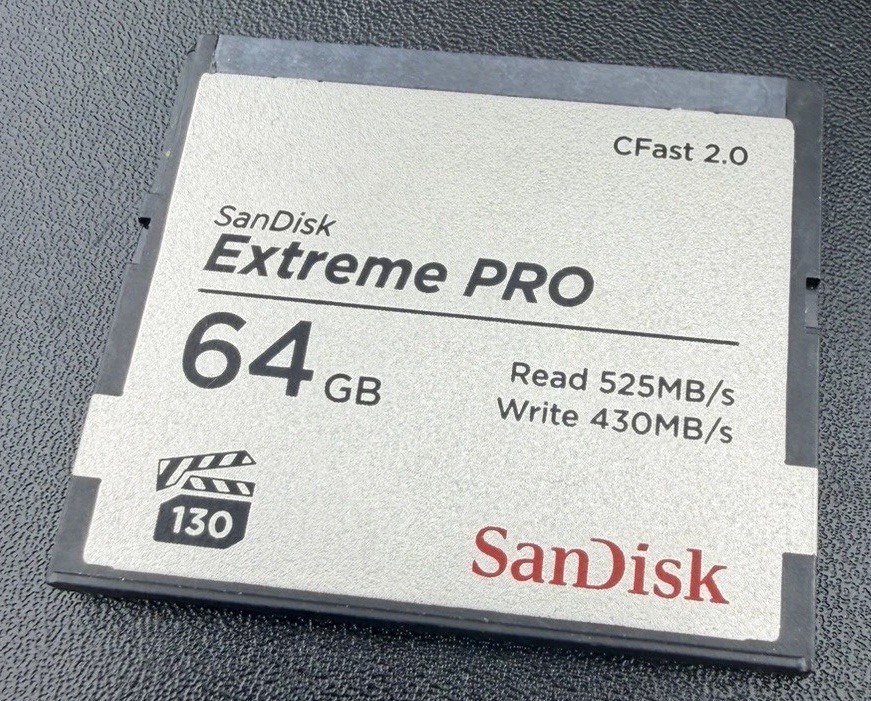 SanDisk 64GB Extreme Pro CFast 2.0 Memory Card