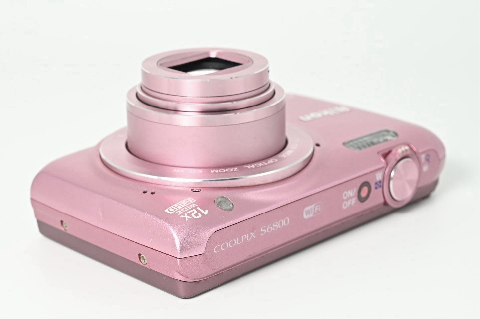 [Near Mint] Nikon Coolpix S6800 Pink 16.0MP 12x Digital Camera from Japan