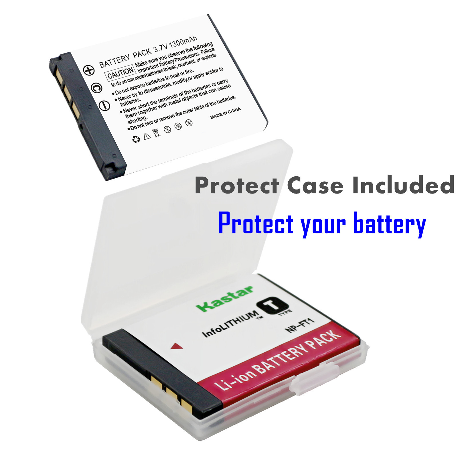 Kastar Battery Wall Charger for Sony NP-FT1 FT1 & Sony Cyber-shot DSC-T1 Camera