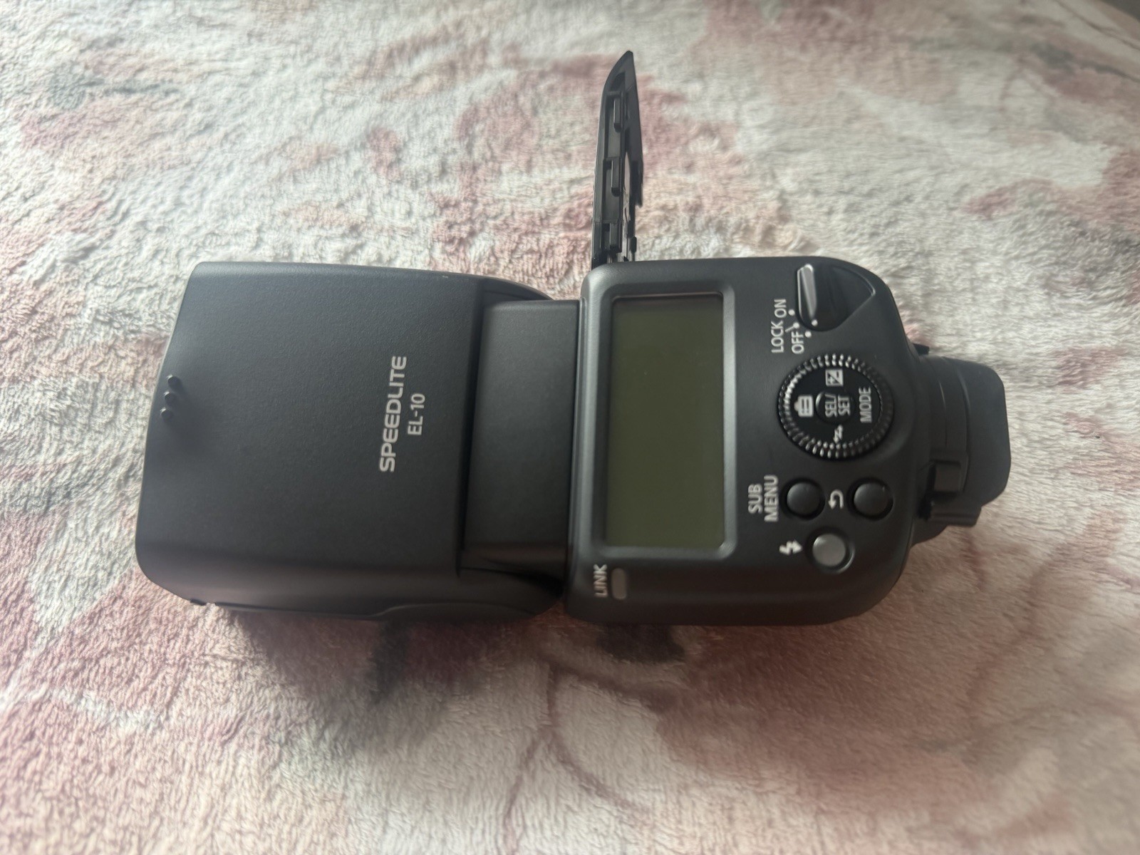 New Canon Speedlite EL-10 Shoe Mount Strobe Flash Wireless LCD w/ Box Manuals