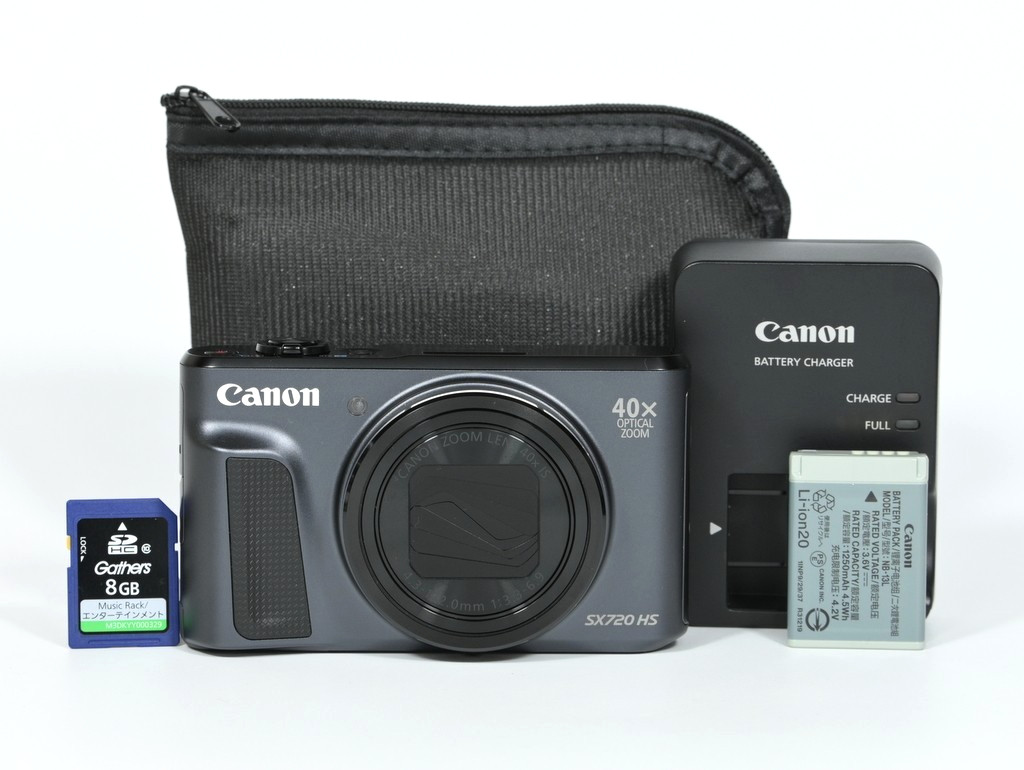Canon PowerShot SX720 HS 20.3MP Compact Digital Camera Black w/SD card [Mint]