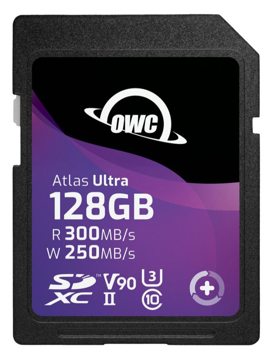 OWC / Other World Computing Atlas Ultra 128GB SDXC UHS-II V90 Memory Card
