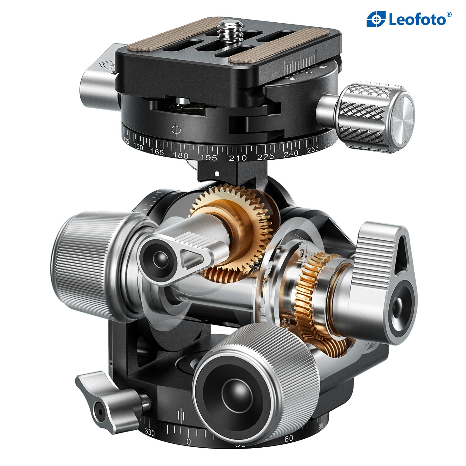 Leofoto G3 Gear Head / Geared Head high quality Photographic Equipment black