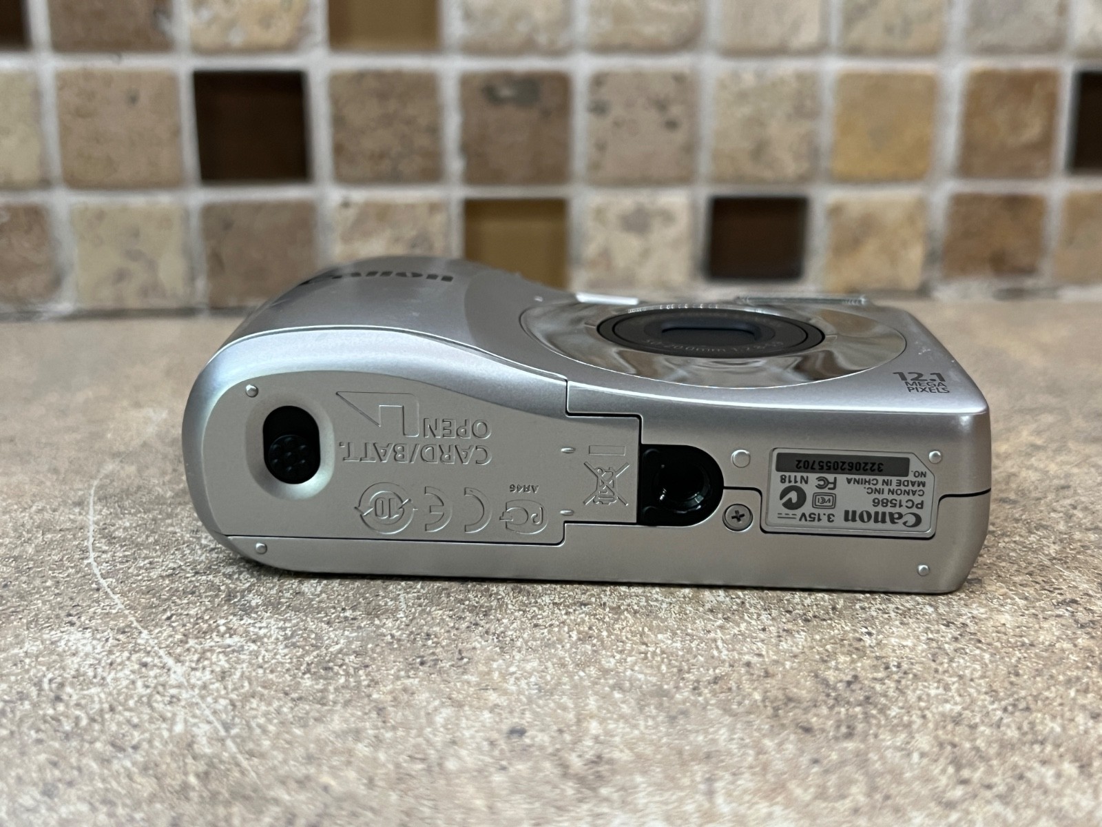 Canon PowerShot A1200 HD 12.1MP 4x Zoom Silver Digital Camera