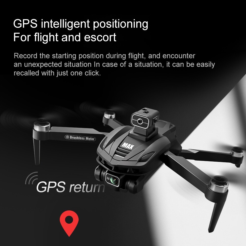V168 Max Drone 8K 5G GPS Professional HD Aerial Photography Dual Camera Obstacle