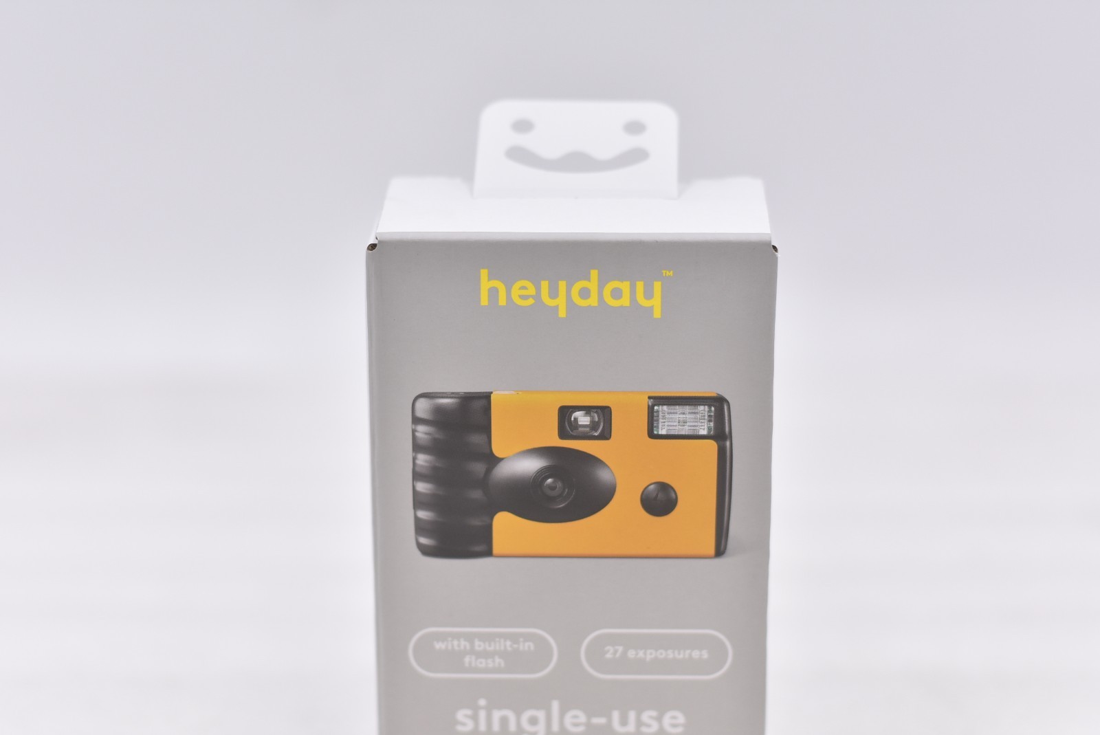 heyday Single-use Camera w/ Built-in Flash – Yellow Gold