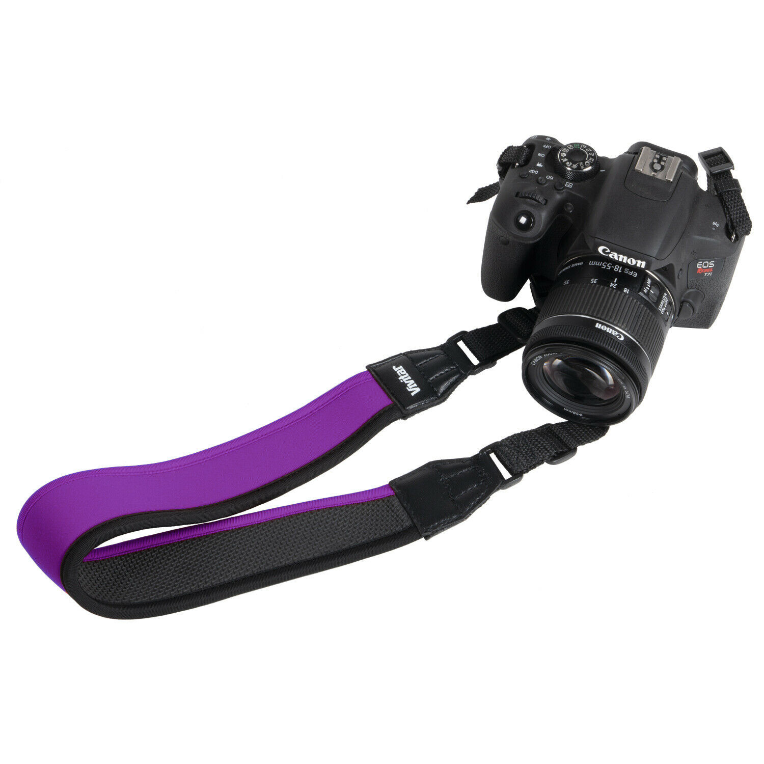 Vivitar Universal Neoprene Neck Strap for Camera Purple