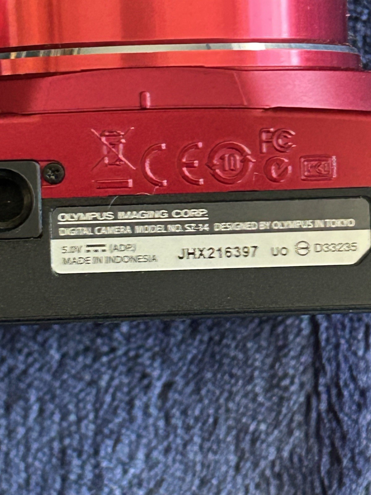 Olympus SZ-14 14.0MP Compact Digital Camera 24x Optical Zoom Red MINT works