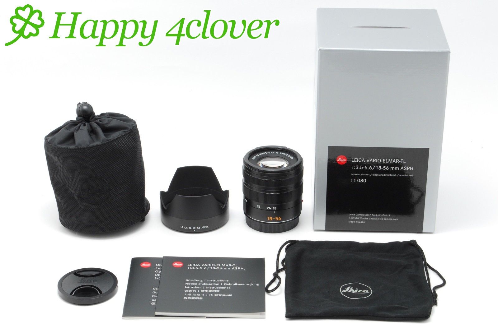 [Top MINT in Box] Leica Vario Elmer TL 18-56mm f3.5-5.6 ASPH w/ Hood, Case JAPAN