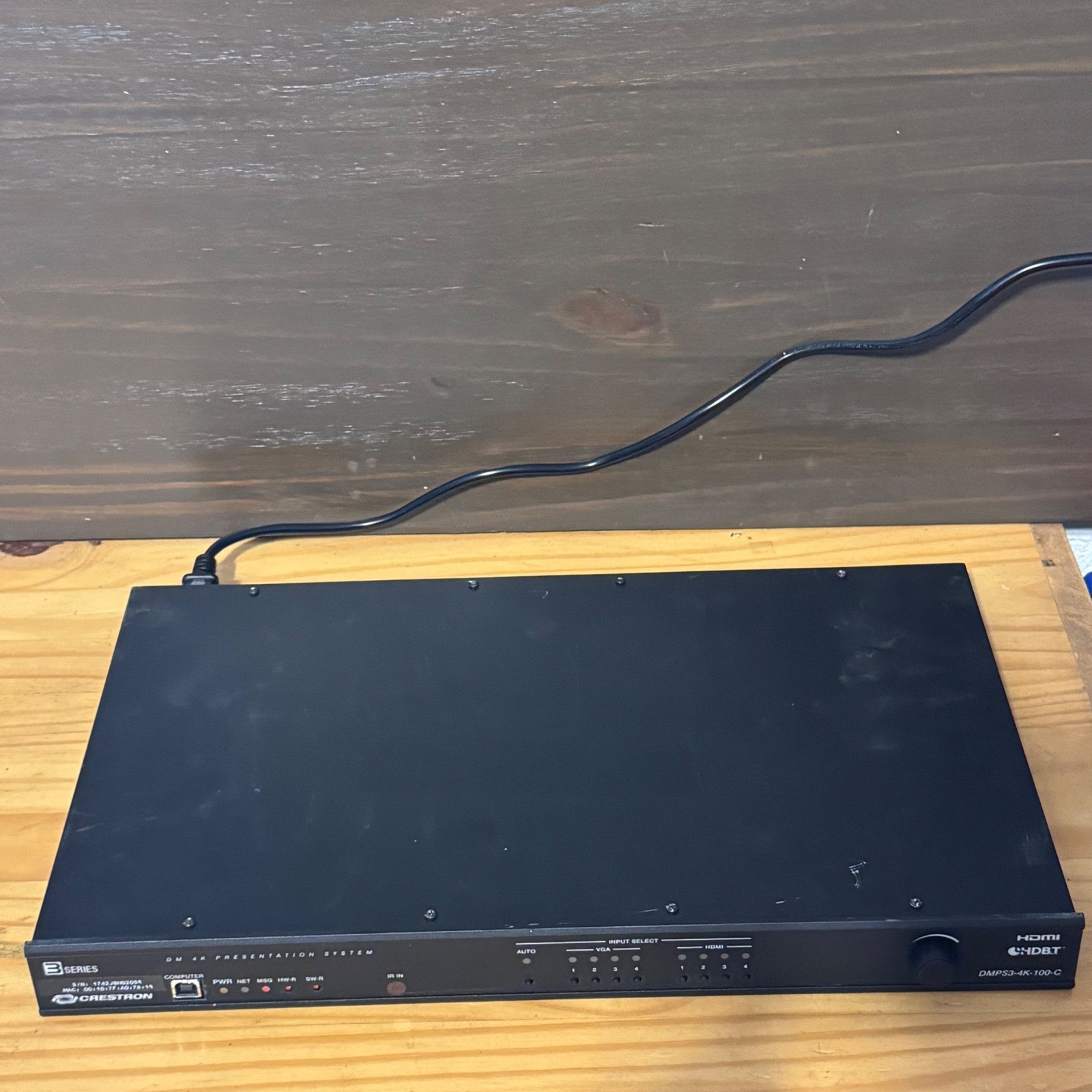 Crestron DMPS3-4K-100-C 3-Series Digital Media Presentation System 4K Switcher