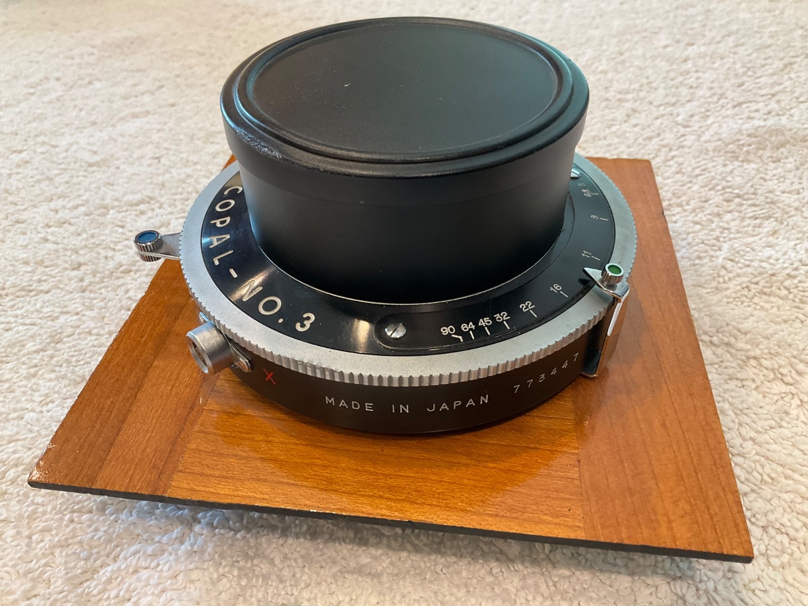 Burke & James B&J 360mm f/6.8 Large Format Lens in Copal No. 3 Shutter Wood Boar