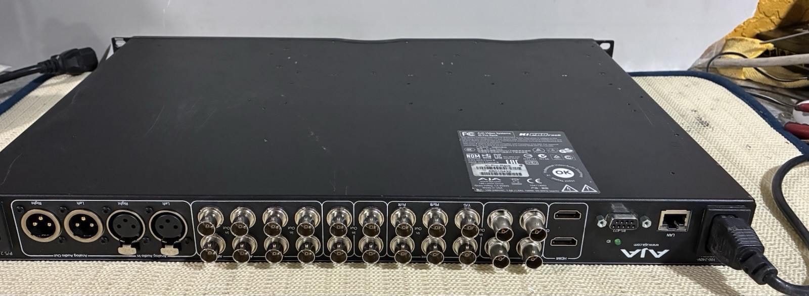 AJA Ki Pro Rack Video Recorder & Player – No Storage Module