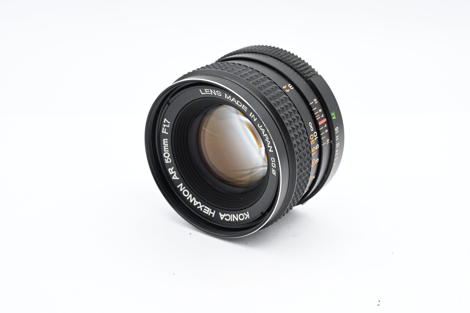 Konica 50mm F/1.7 Hexanon AE AR Standard Fixed Mount Lens {55} (Used)