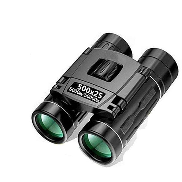 500×25 Portable HD Zoom Powerful Binoculars Day Low Night Optics Hunting Outdoor