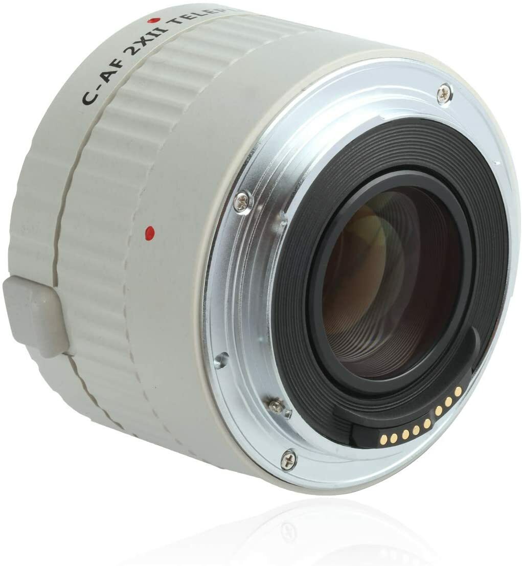 2X HD WHITE LINE CONVERTER FOR CANON EF 75-300 MAKES IN TO 150-600MM ZOOM LENS
