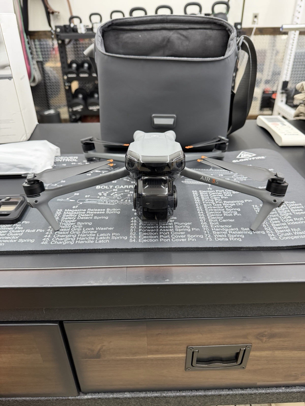 DJI Air 3S 4K Drone Fly More Combo w/ DJI RC 2, 2 Batteries, ND, Bag