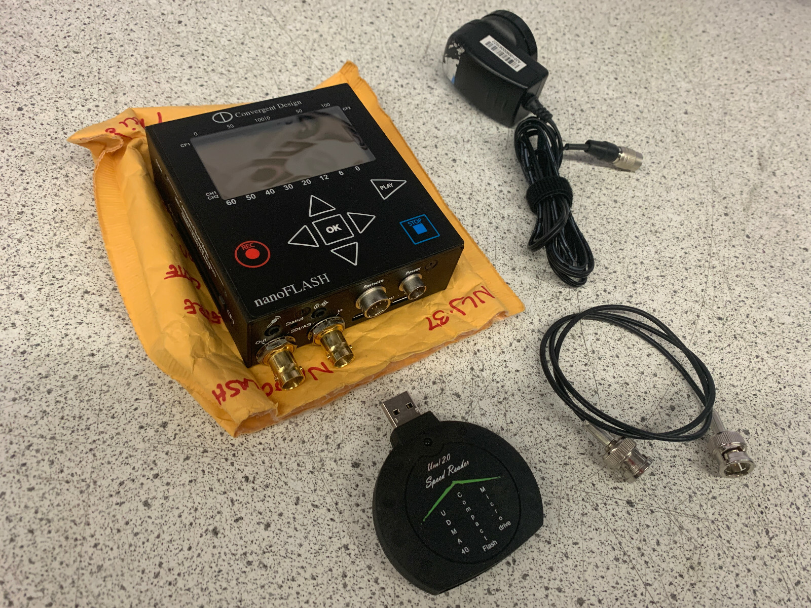 Convergent Design nanoFlash Compact High Quality HD/SD Recorder/Player w/ Reader