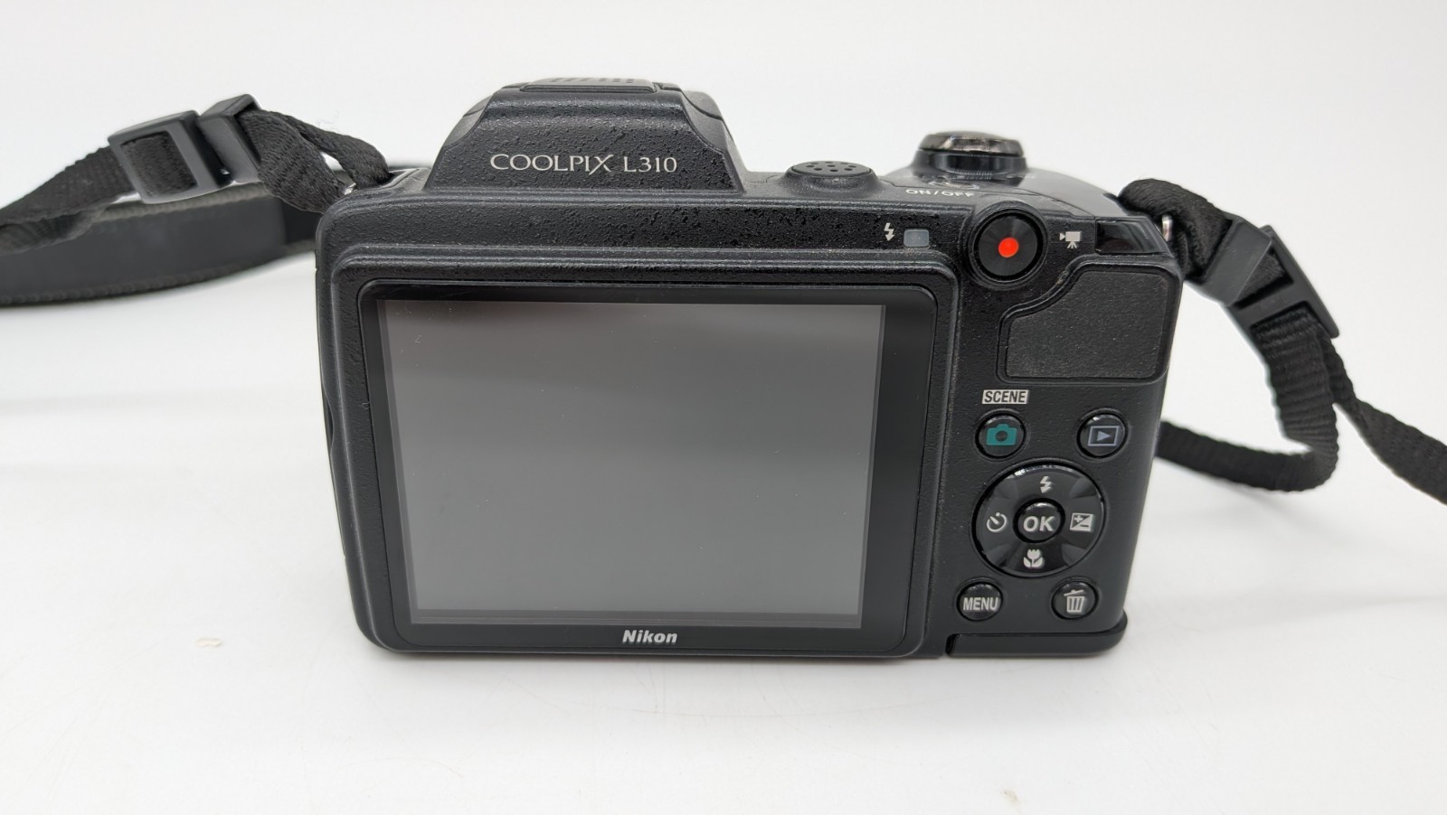 Nikon COOLPIX L310 14.1MP Digital Camera Black 21x Optical Tested
