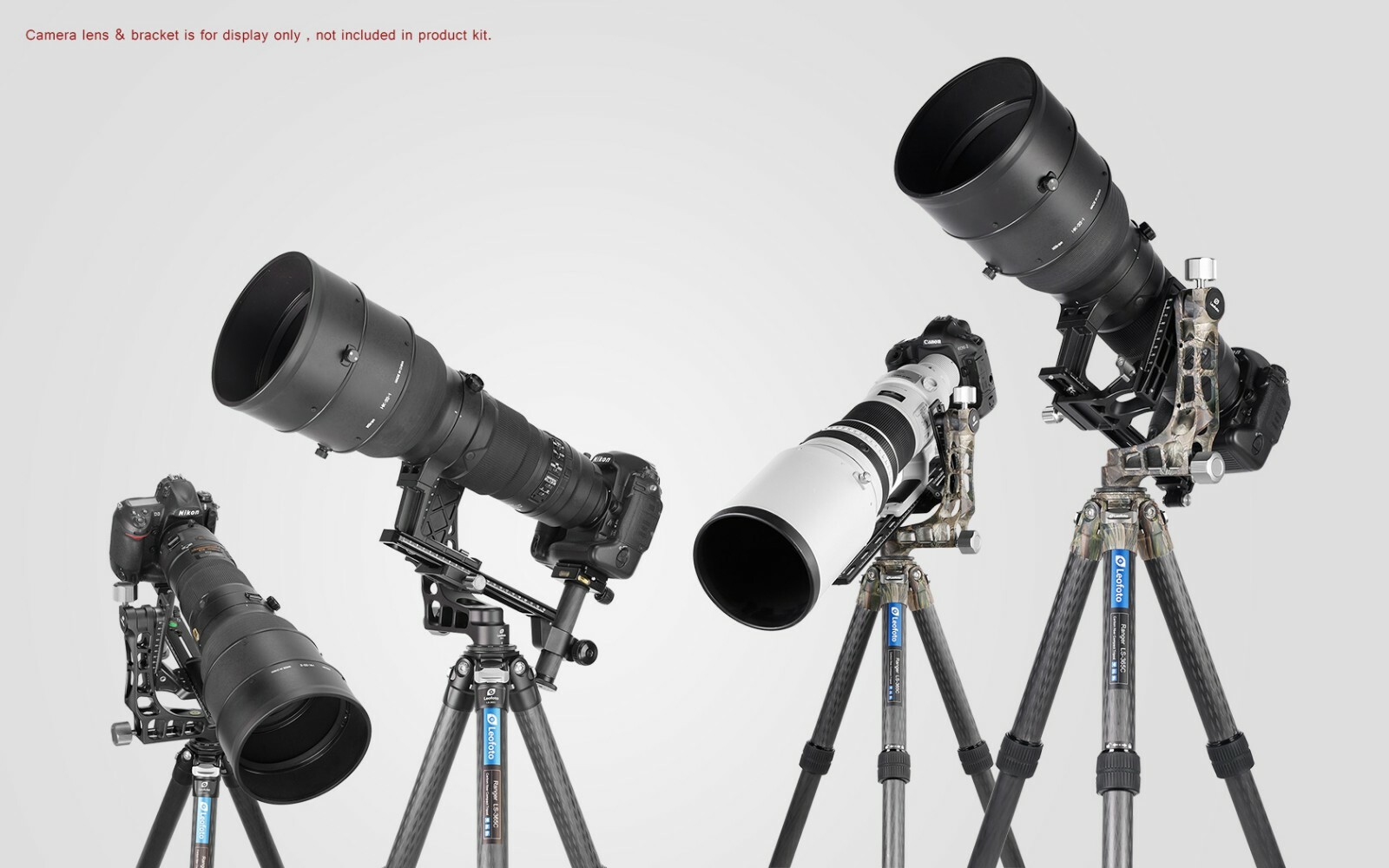 【Leofoto USA】Leofoto PG-1 Gimbal Head Lightweight 2.2 LB (Black) / Arca