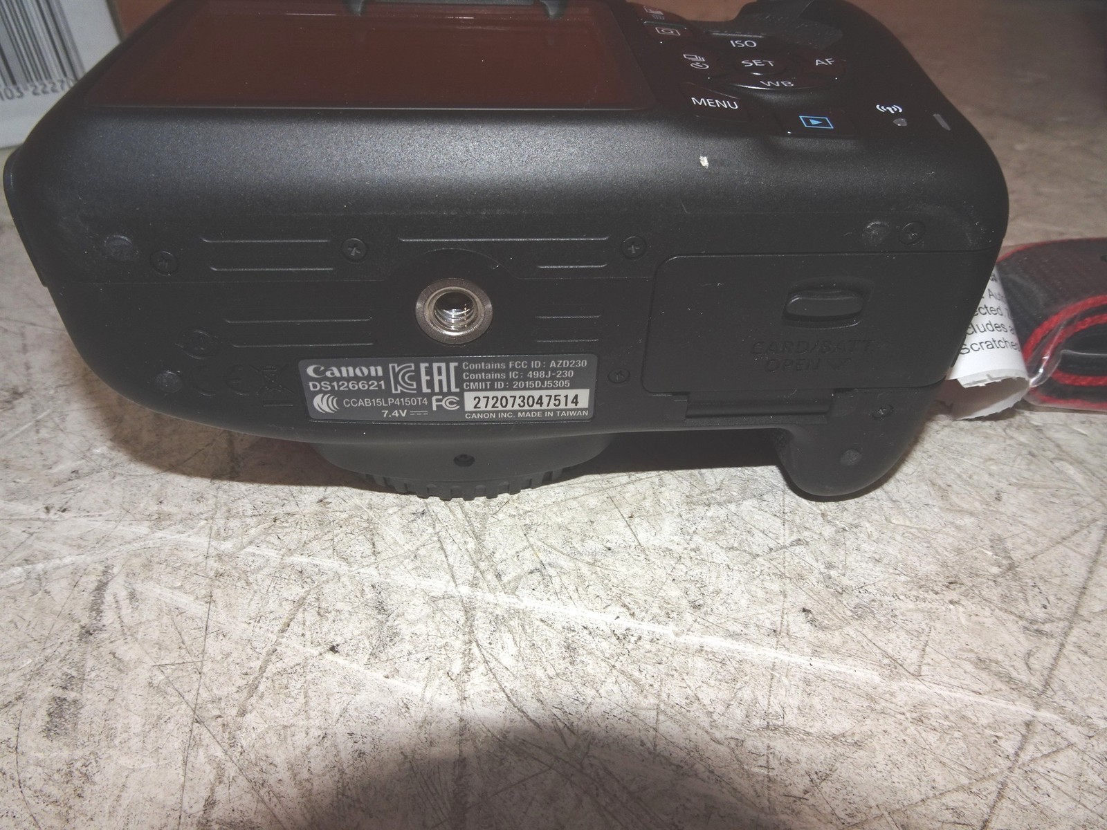 Canon EOS 1300D Rebel T6 DSLR 18MP w/ EF-S 18-55mm III Lens NO Battery