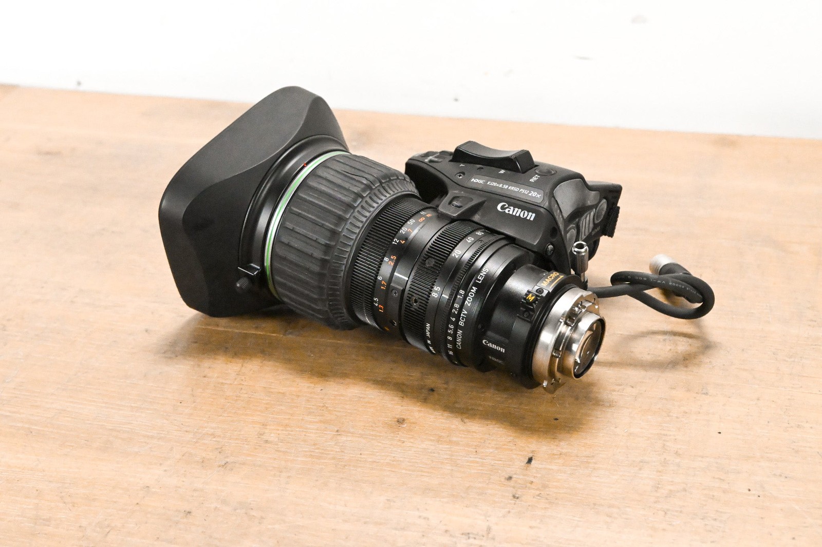 Canon KJ20x8.5B KRSD PS12 20x HDgc Series HDTV Zoom Lens 1:8.5-170mm CG0111D