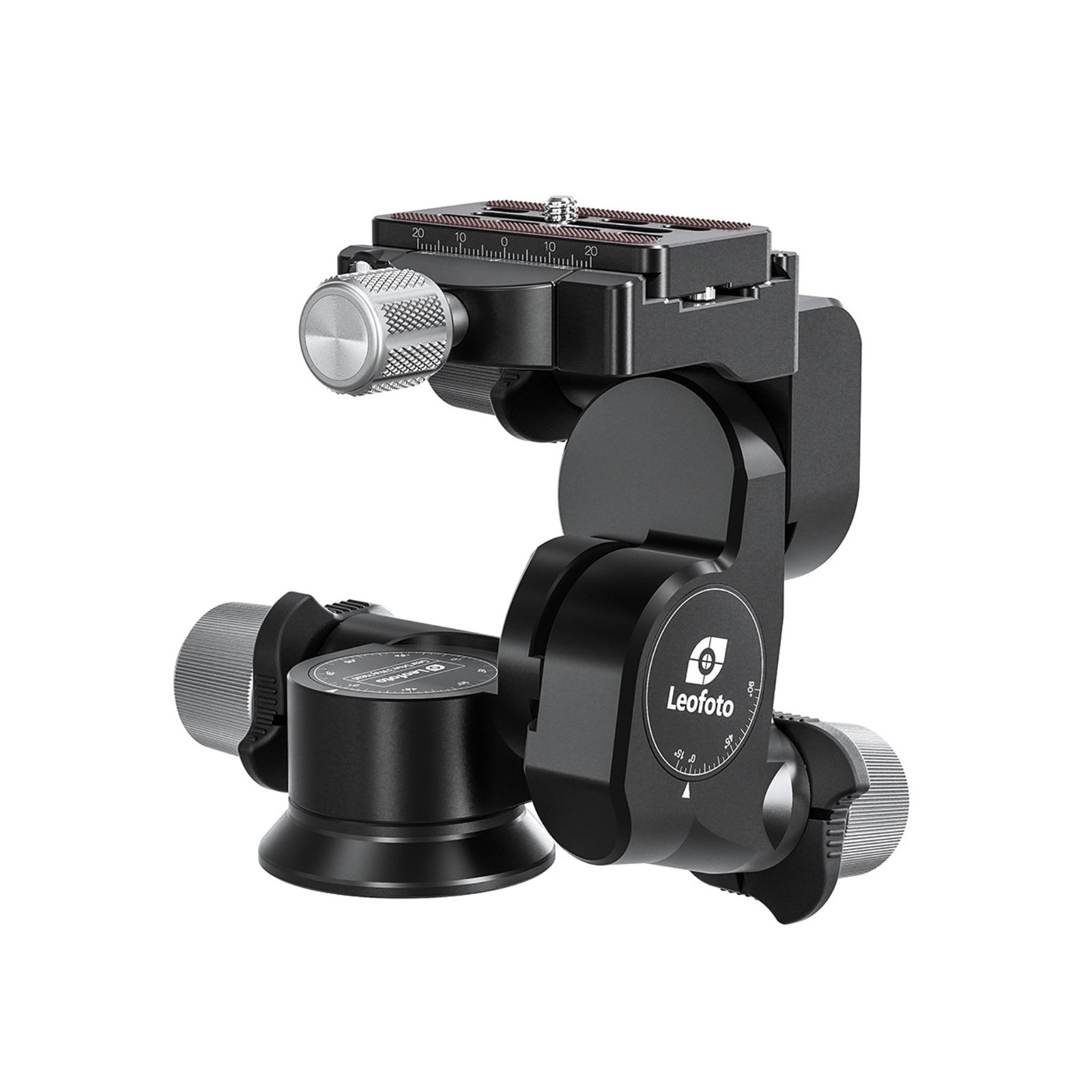 Leofoto GW-01 3-Way Tripod Head Ball Head with Plate /Arca Swiss