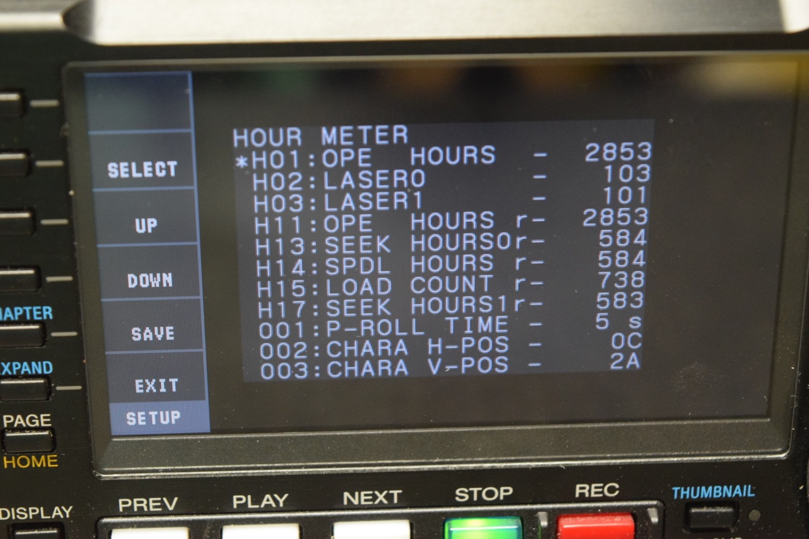 Sony PDW-HD1500 XDCAM HD Half Rack Recorder w/original packaging and user manual