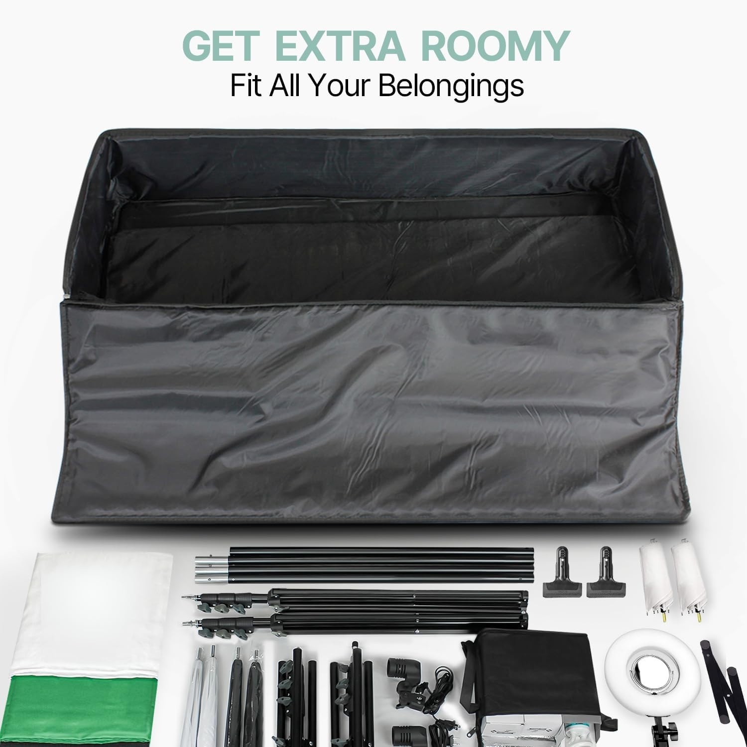 LimoStudio 40″x10″x16″ Padded Soft Frame Carry Bag Collapsible Storage Case AGG