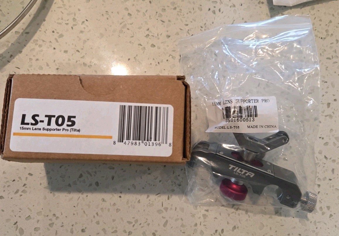 Tilta 15mm Lightweight Universal Lens Low Bridge Support