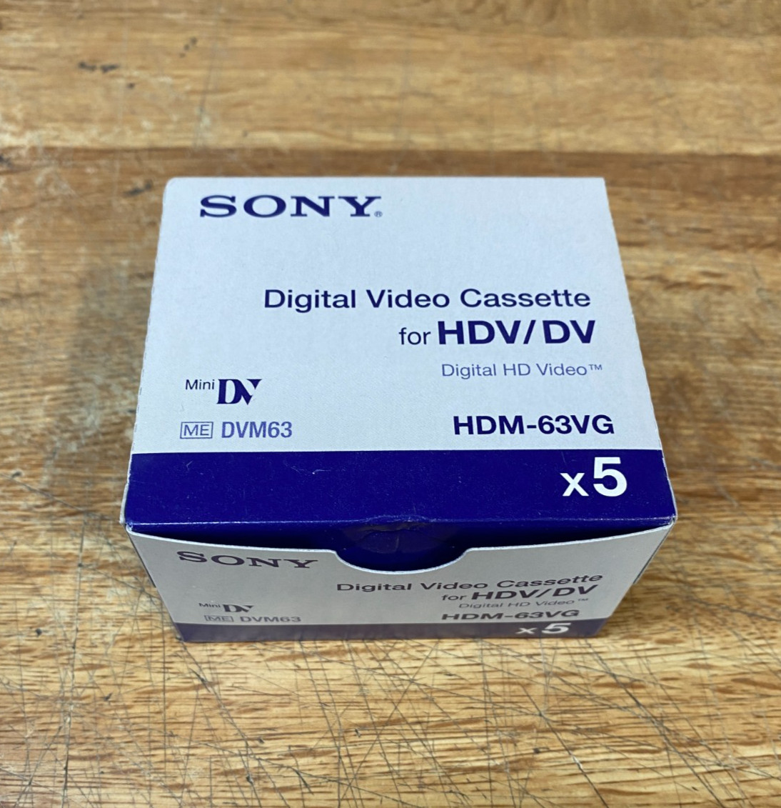 Pack of 5 Sony HDM-63VG MiniDV High Definition Digital Video Cassette – NEW