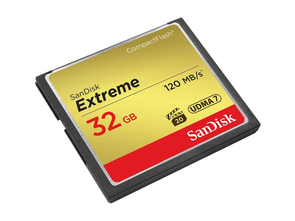 SanDisk 32GB Extreme 32GB CompactFlash 120MB/s 85MB/s SDCFXSB-032G-G46