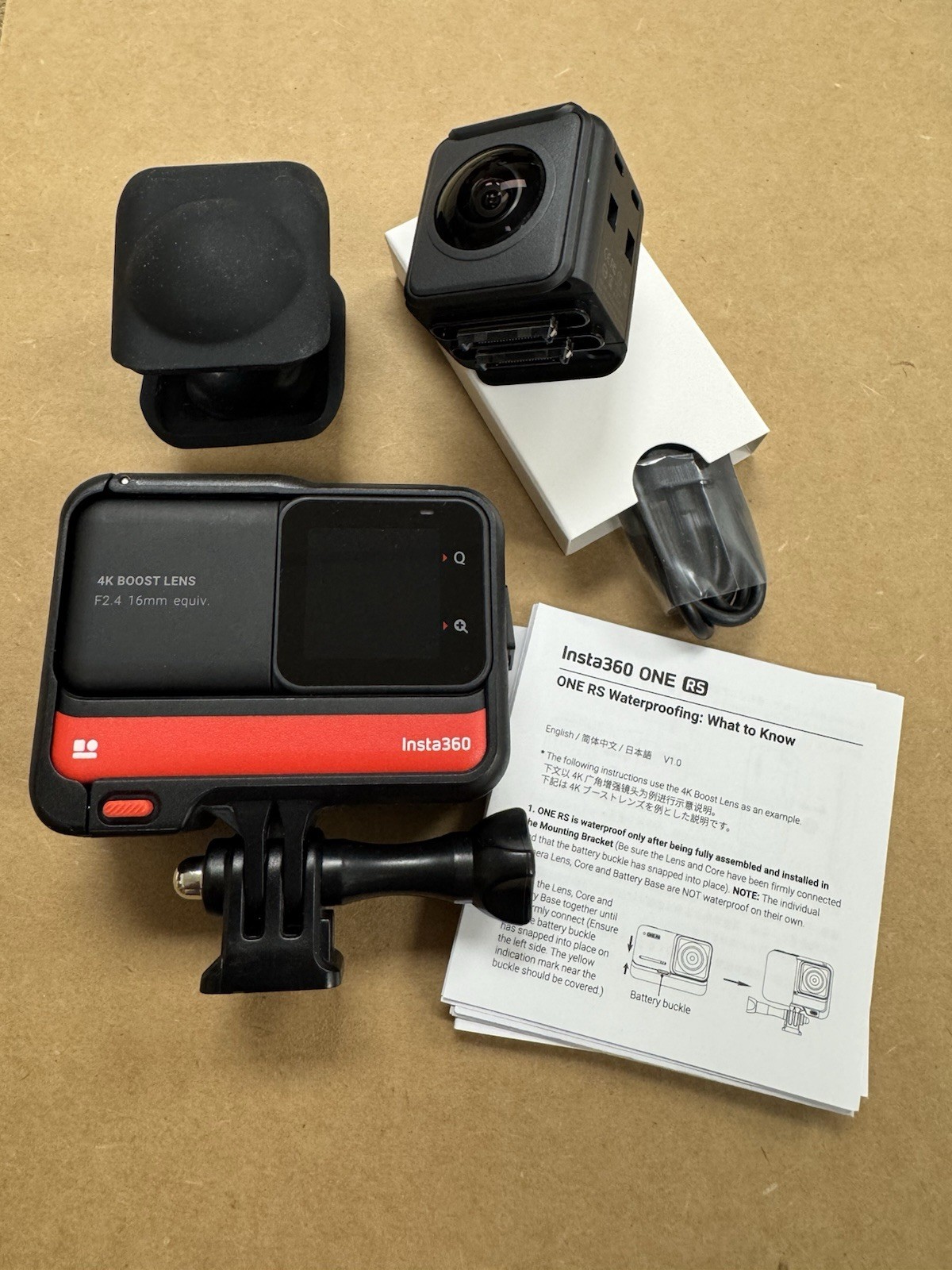 Insta360 One RS Twin Edition Action Camera IN ORIGINAL BOX