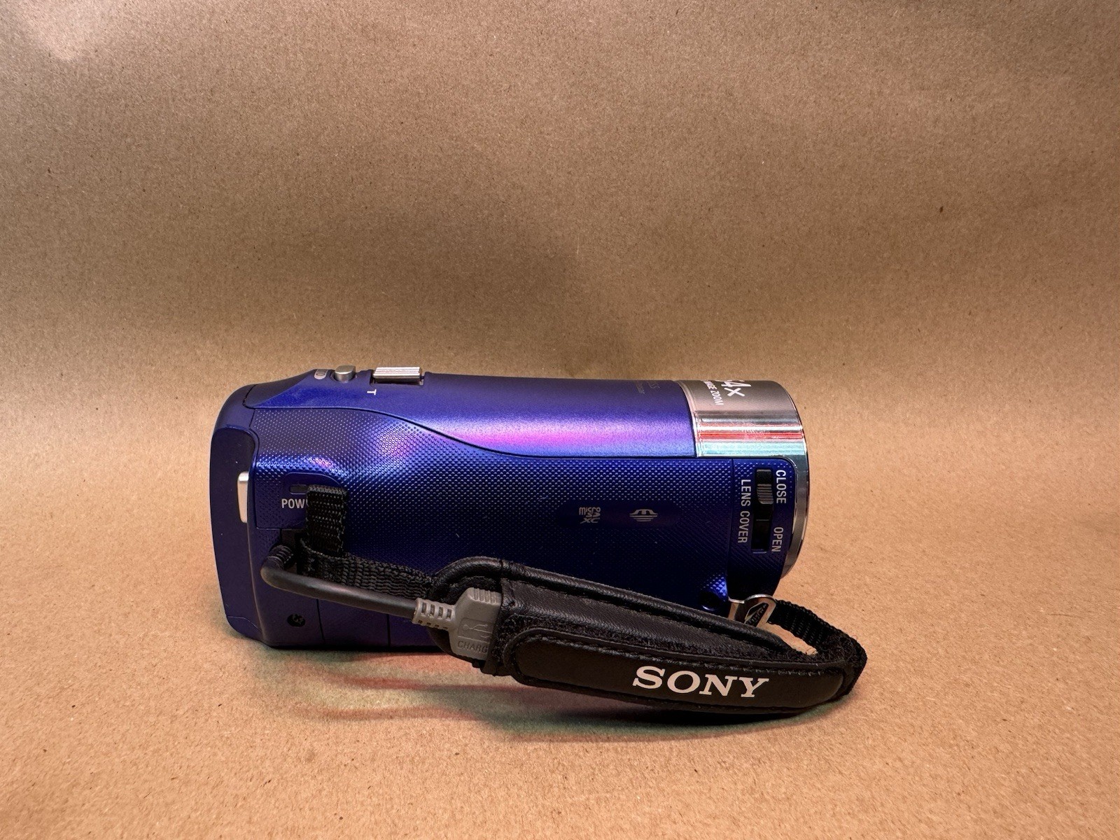 Sony Handycam HDR-CX240 9.2MP 54x Zoom Blue Digital Camcorder