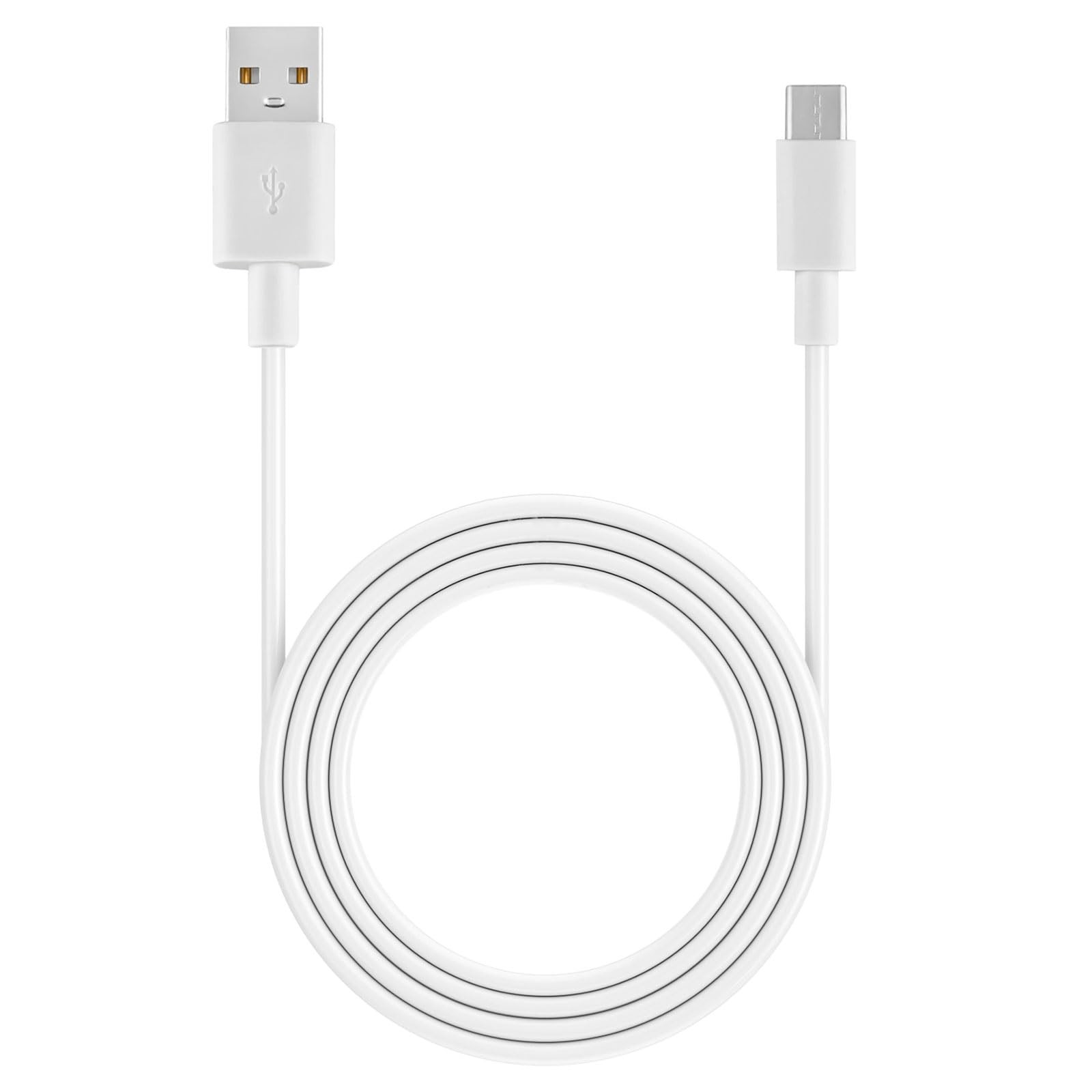 BTFO USB-A to Micro USB Power Cable, 6m/20ft White Camera Cord white