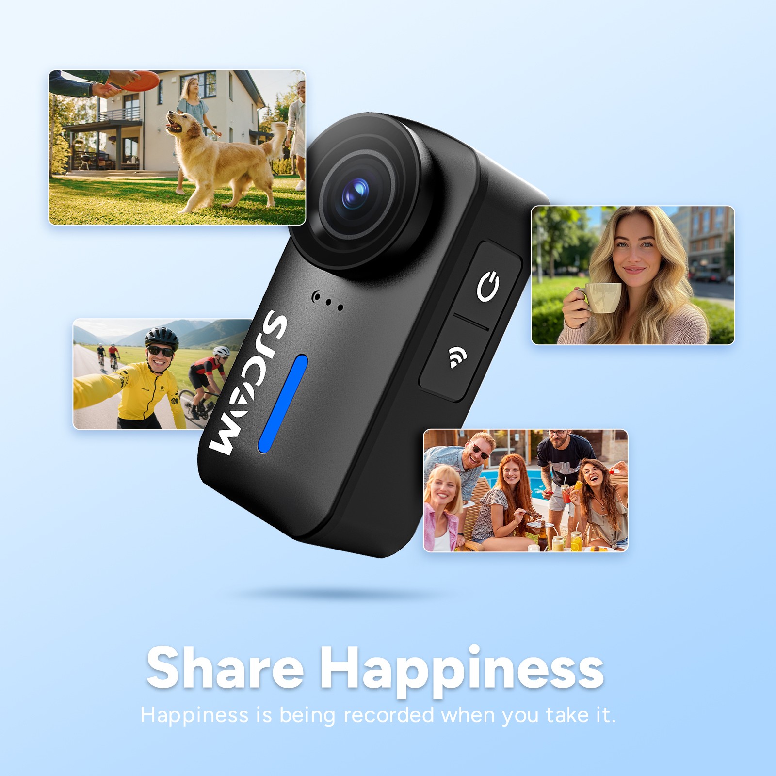 SJCAM 4K Mini Body Camera Wearable Action Camera Camcorder for Walk Ride Travel