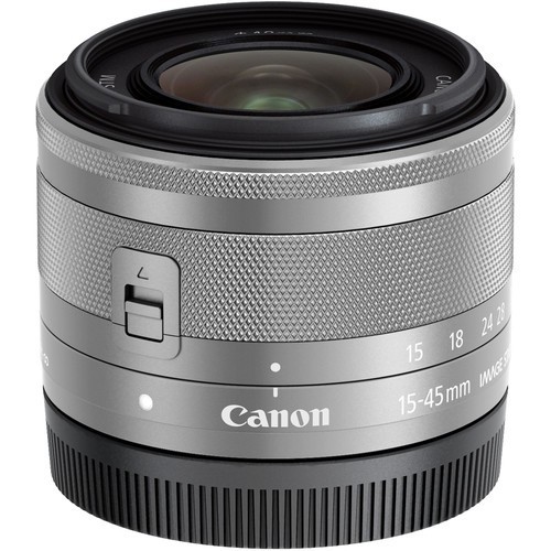 (Open Box) Canon EF-M 15-45mm f/3.5-6.3 IS STM Zoom Lens – Silver