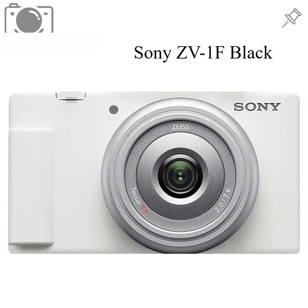 Sony ZV-1F Vlog Camera 4K for Content Creators and Video Recorders White Wi-Fi