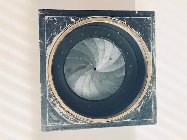 Large format lense barrel and shutter