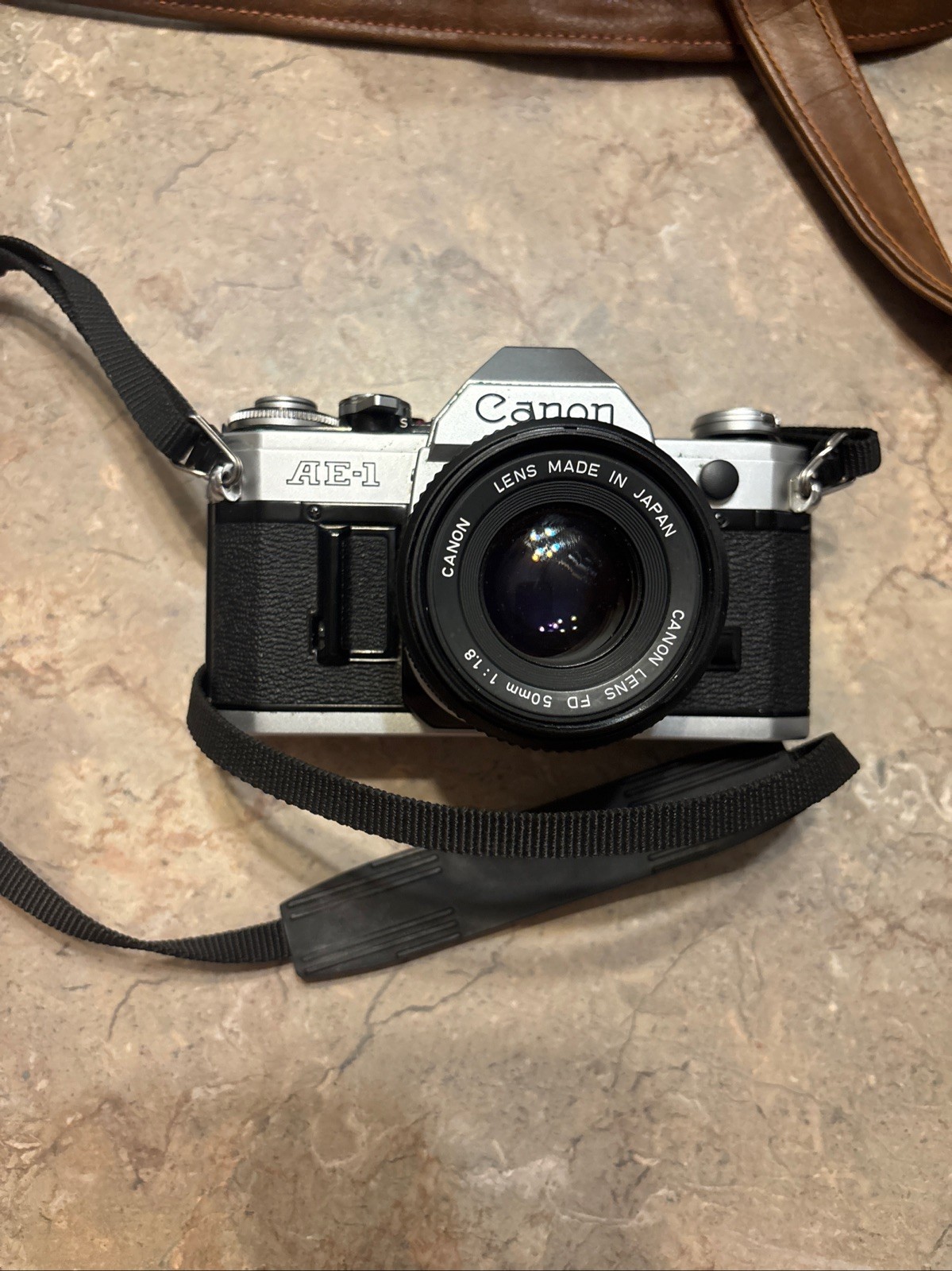 Canon AE-1 (35mm) Film Camera With FD 50mm 1:1.8 Lens Untested *Lots Of Extras**