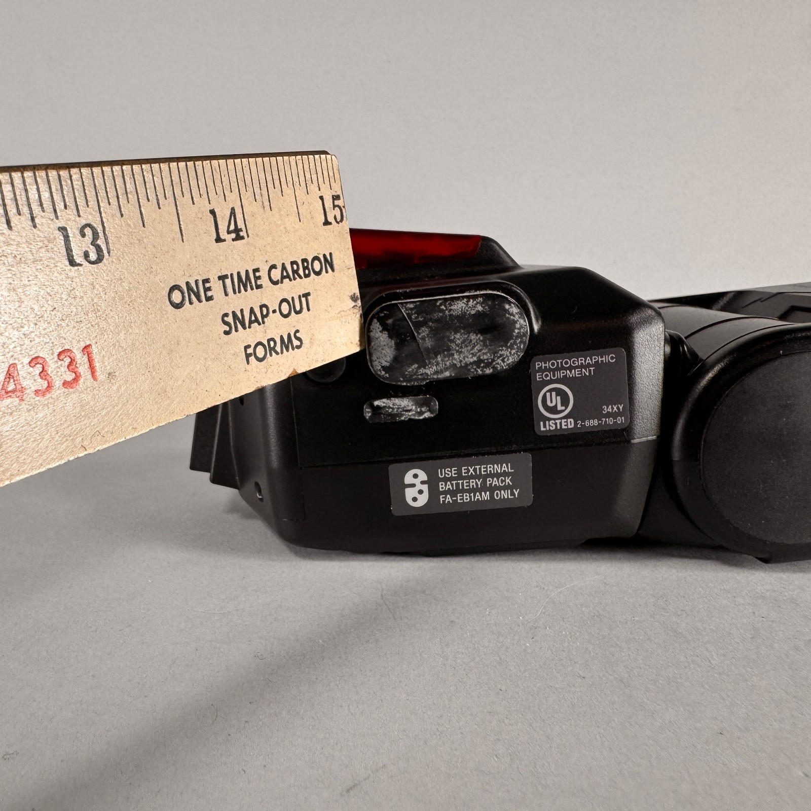 Sony HVL-F56AM Flash Shoe Mount A-DSLR External Flash Working EUC Ships Free