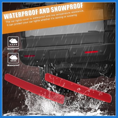 1 Pair Rear Left Right Bumper Reflector Light Cover for Range Rover Sport L320