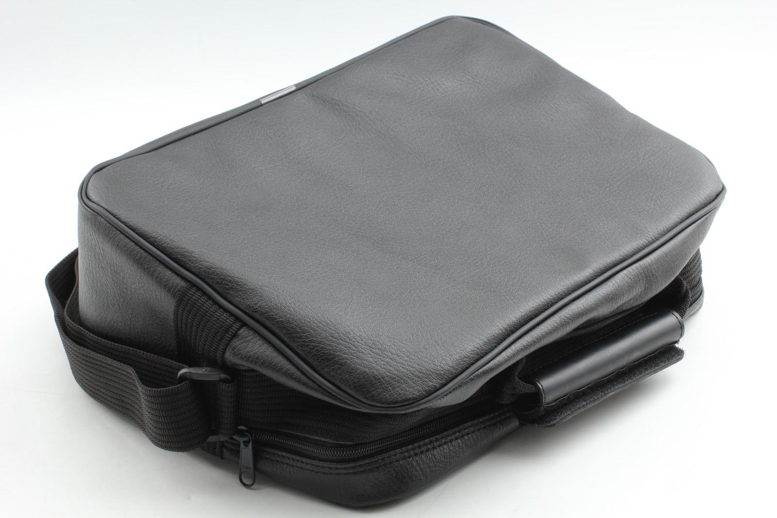 Rare!! [Almost Unused] Pentax Black Leather Shoulder Film Camera Bag From JAPAN