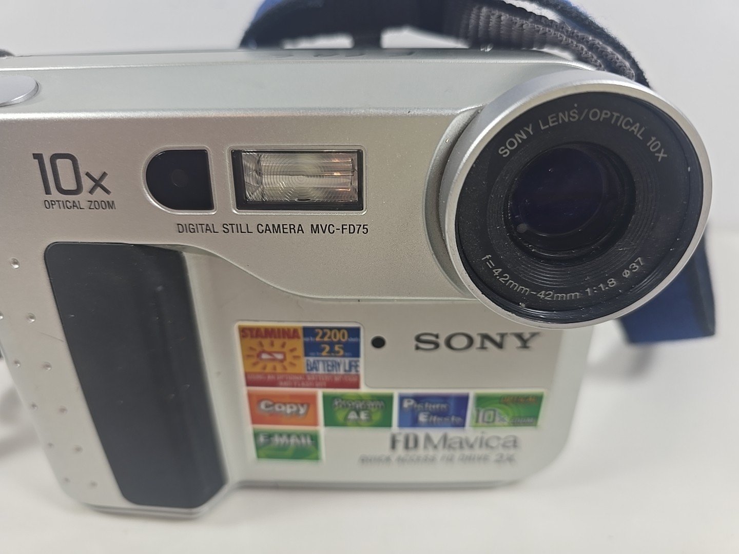 Sony FD Mavica MVC-FD75 Digital Camera 10x Optical Zoom Floppy Disk Drive