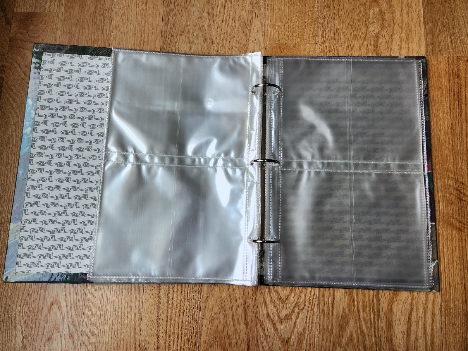 Belt Stationary Photo Album Ring Binder Vintage Flower Design Holds 4″x6″ Photos